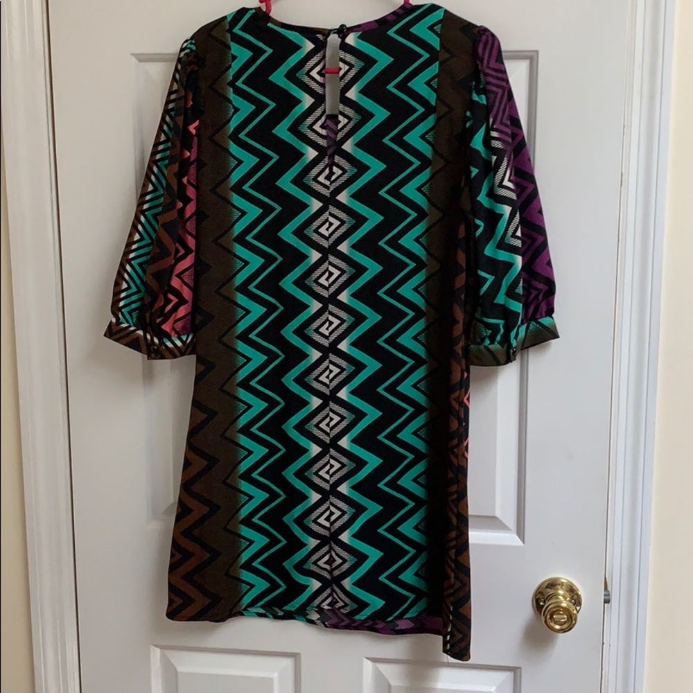 Graduation Short Chevron Dress - Picture 2 of 3